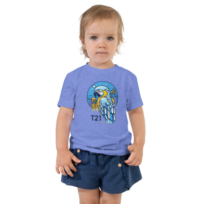 T21 "Polly" - Toddler Short Sleeve Tee - multiple colors