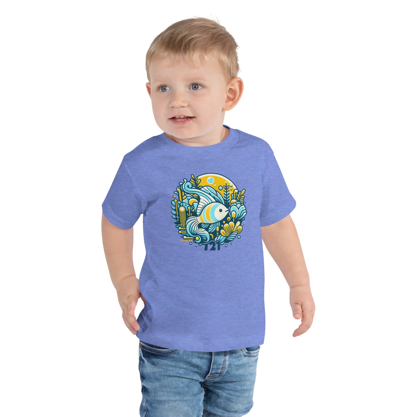 T21 "Guppy" - Toddler Short Sleeve Tee - multiple colors