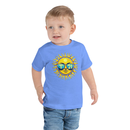 T21 "Sunny Shades" - Toddler Short Sleeve Tee - colors