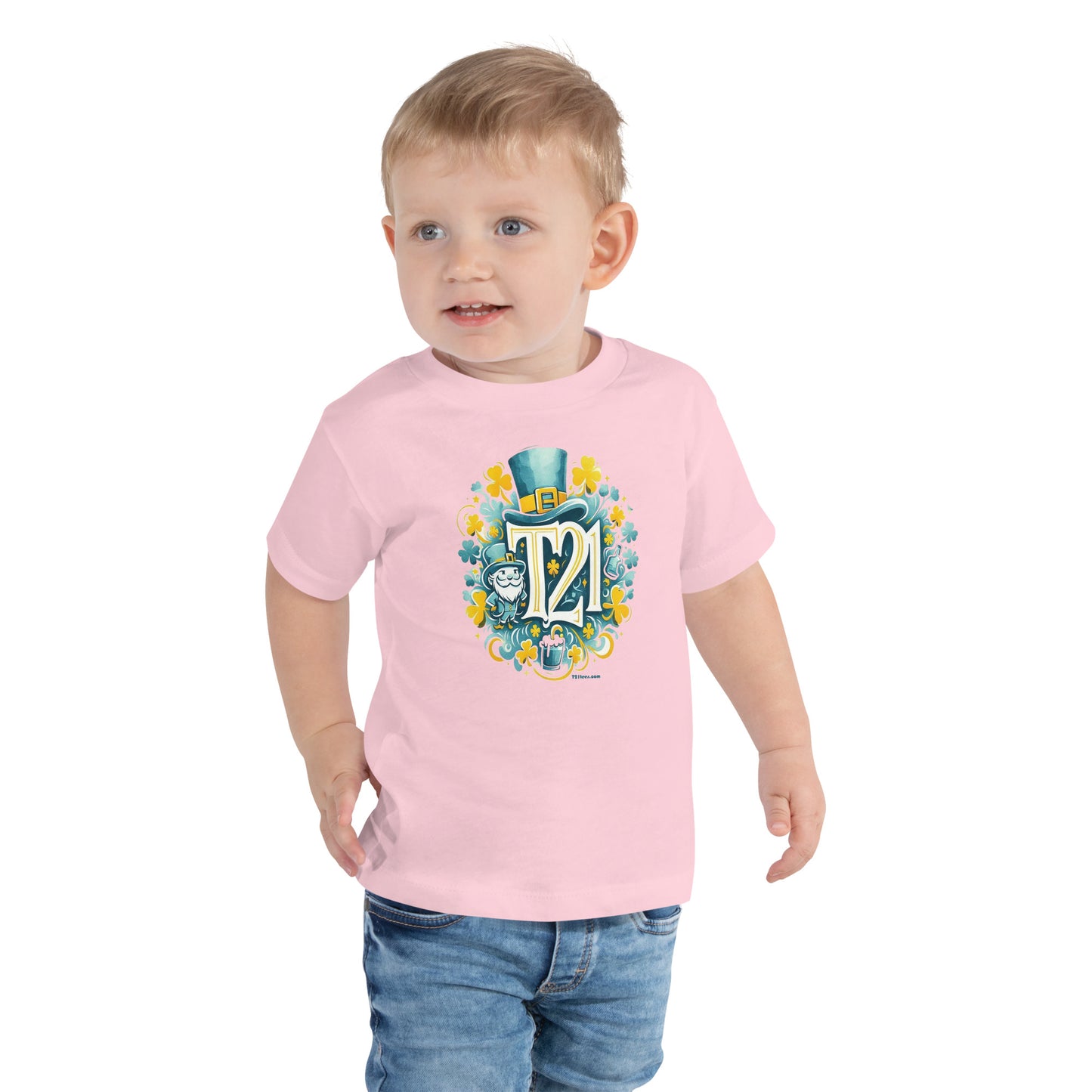 T21 "Saint Patty" - Toddler Short Sleeve Tee - multiple colors