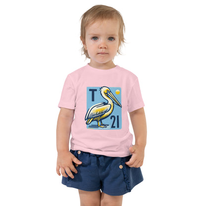 T21 "Waiting for Fish" - Toddler Short Sleeve Tee - multiple colors