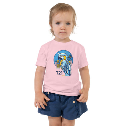 T21 "Polly" - Toddler Short Sleeve Tee - multiple colors