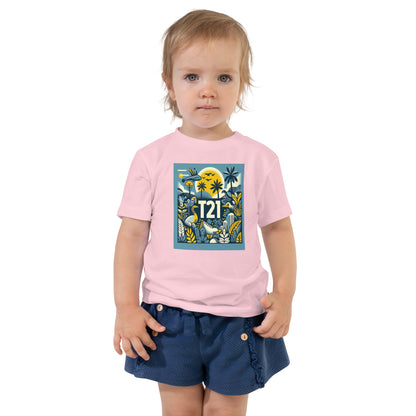 T21 "Jungle Deco" - Toddler Short Sleeve Tee - multiple colors