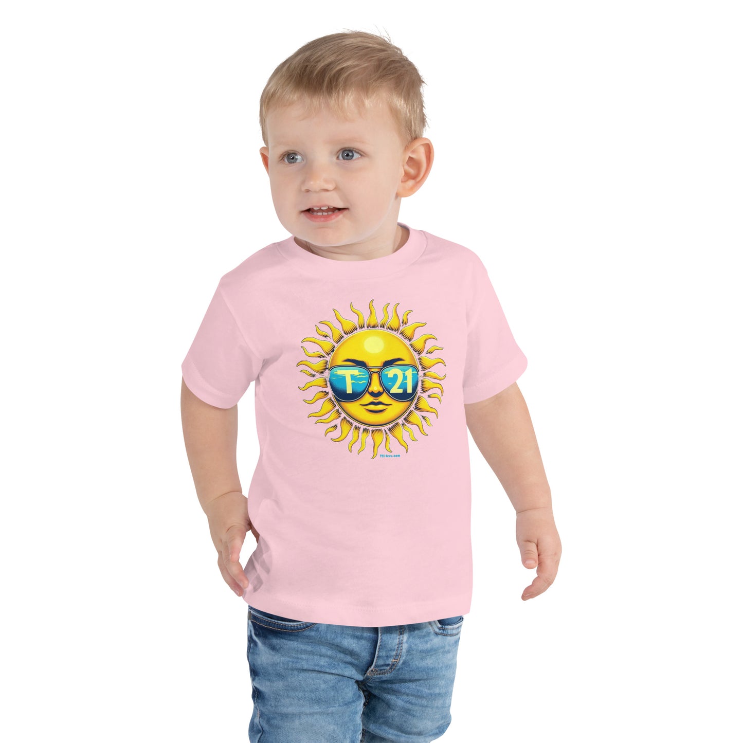 T21 "Sunny Shades" - Toddler Short Sleeve Tee - colors