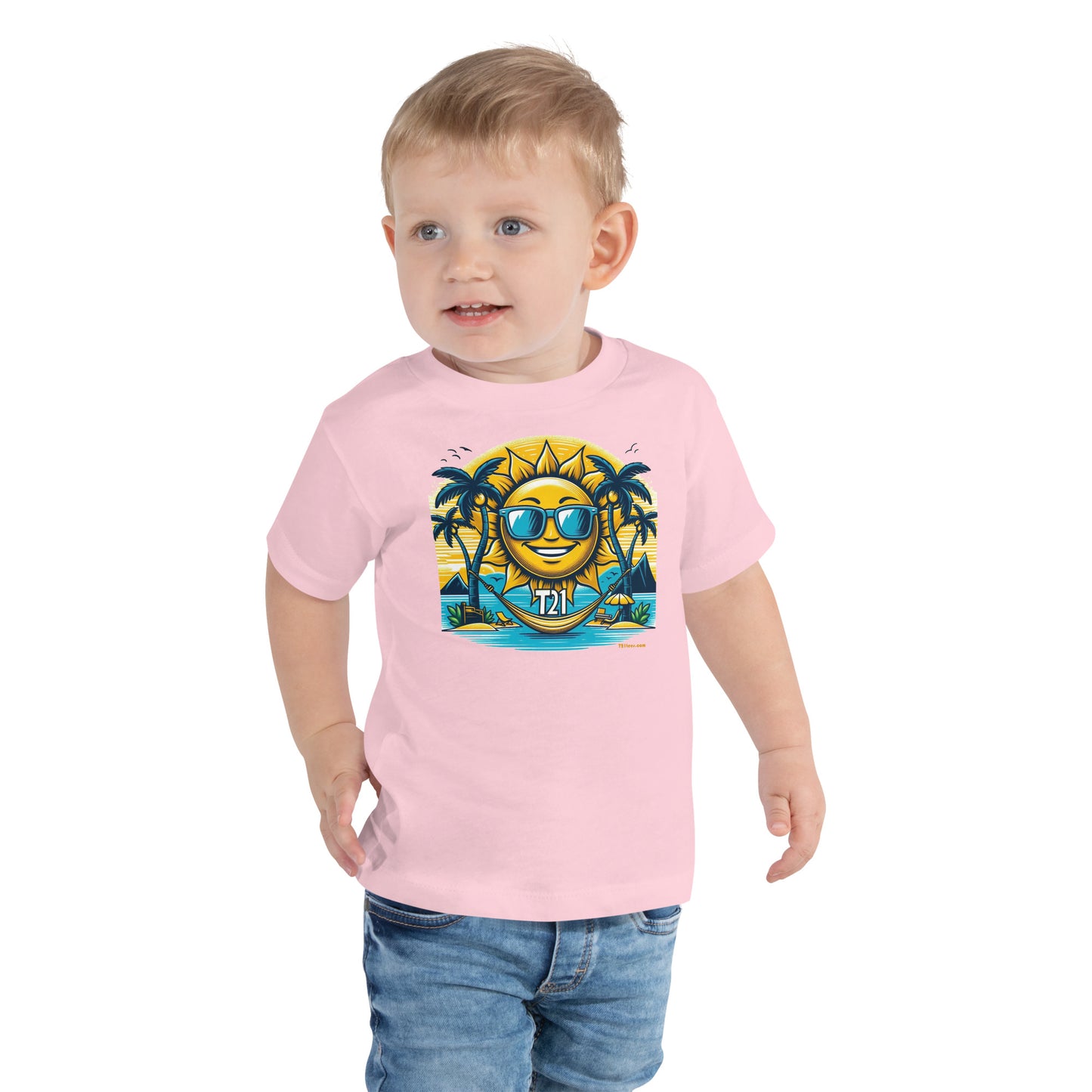 T21 "Sunshine Daydream" - Toddler Short Sleeve Tee - colors