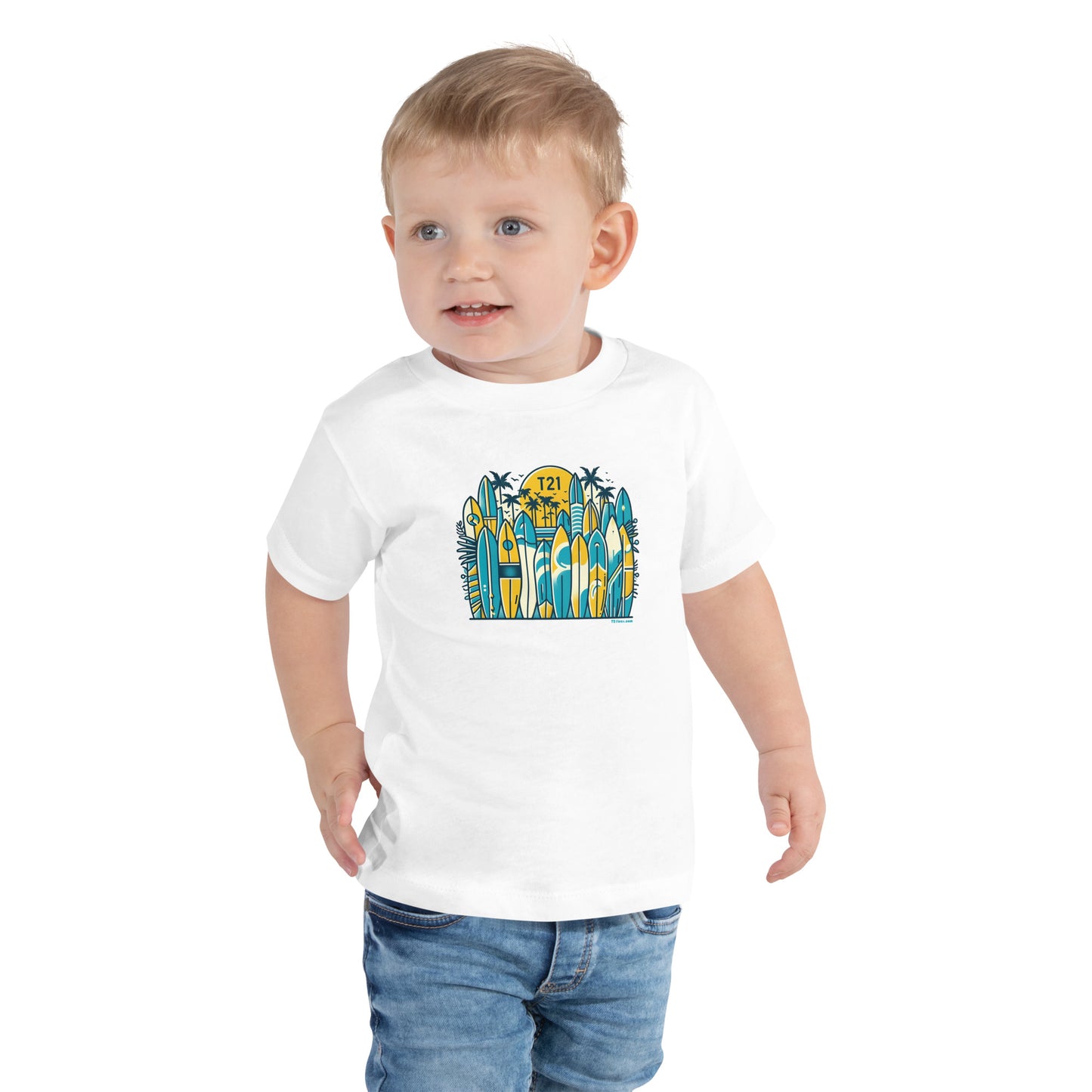 T21 "Board Row" - Toddler Short Sleeve Tee - multiple colors