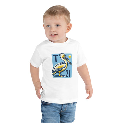 T21 "Waiting for Fish" - Toddler Short Sleeve Tee - multiple colors