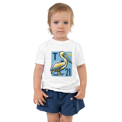 T21 "Waiting for Fish" - Toddler Short Sleeve Tee - multiple colors