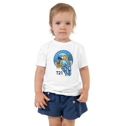 T21 "Polly" - Toddler Short Sleeve Tee - multiple colors