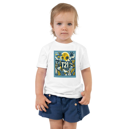 T21 "Jungle Deco" - Toddler Short Sleeve Tee - multiple colors