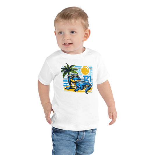 T21 "Gator" Down Syndrome Awareness Toddler Short Sleeve Tee