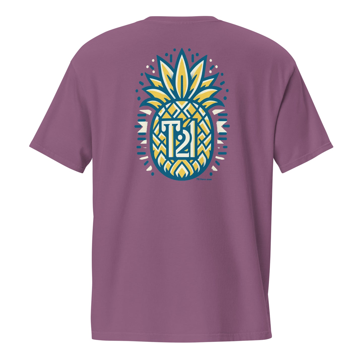 T21 "Pineapple Ice" - Men's Garment-Dyed Pocket T-shirt - multiple colors