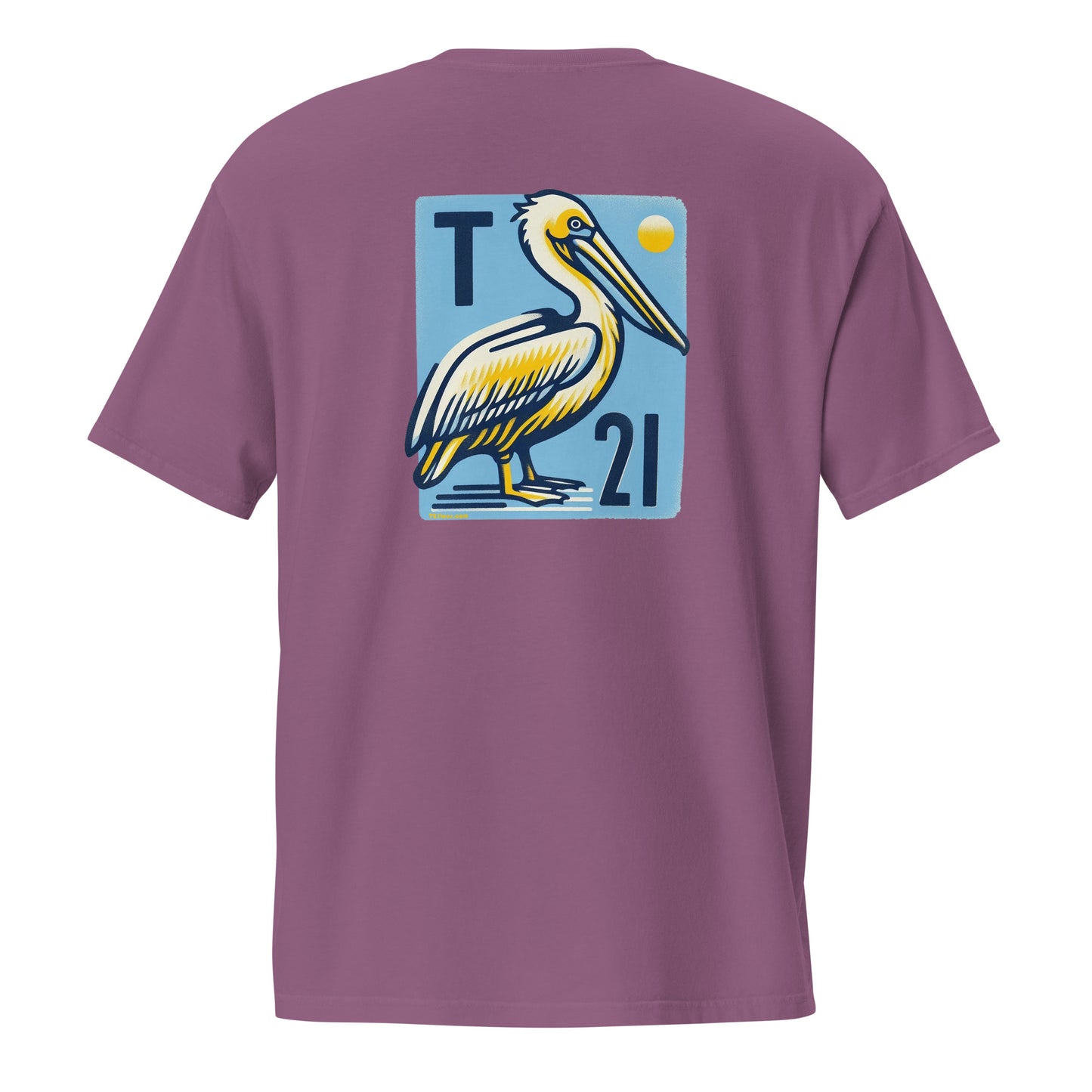 T21 "Waiting for Fish" - Men's Garment-dyed Pocket T-shirt - multiple colors