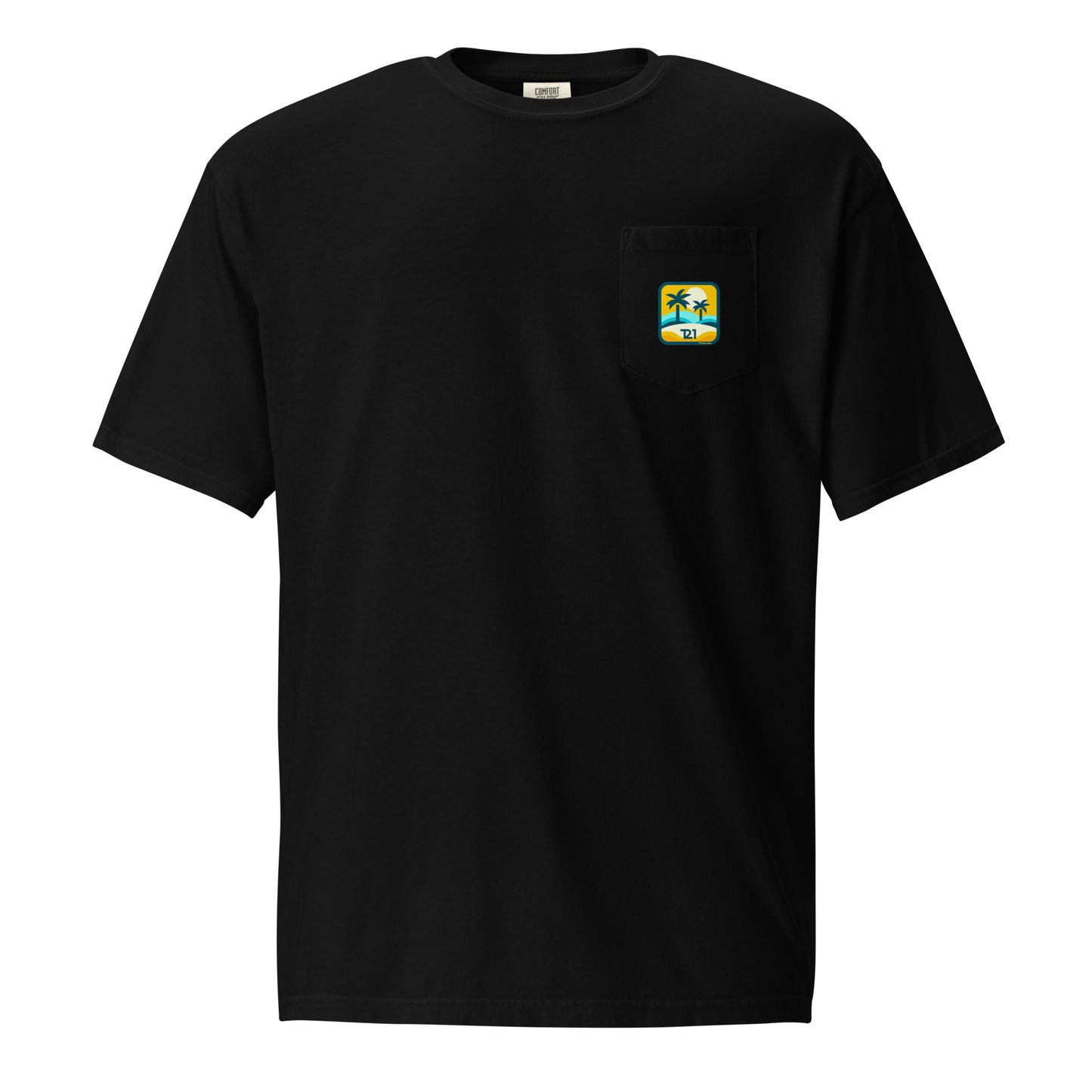 T21 "Oasis" - Men's Garment-dyed Pocket T-shirt - multiple colors