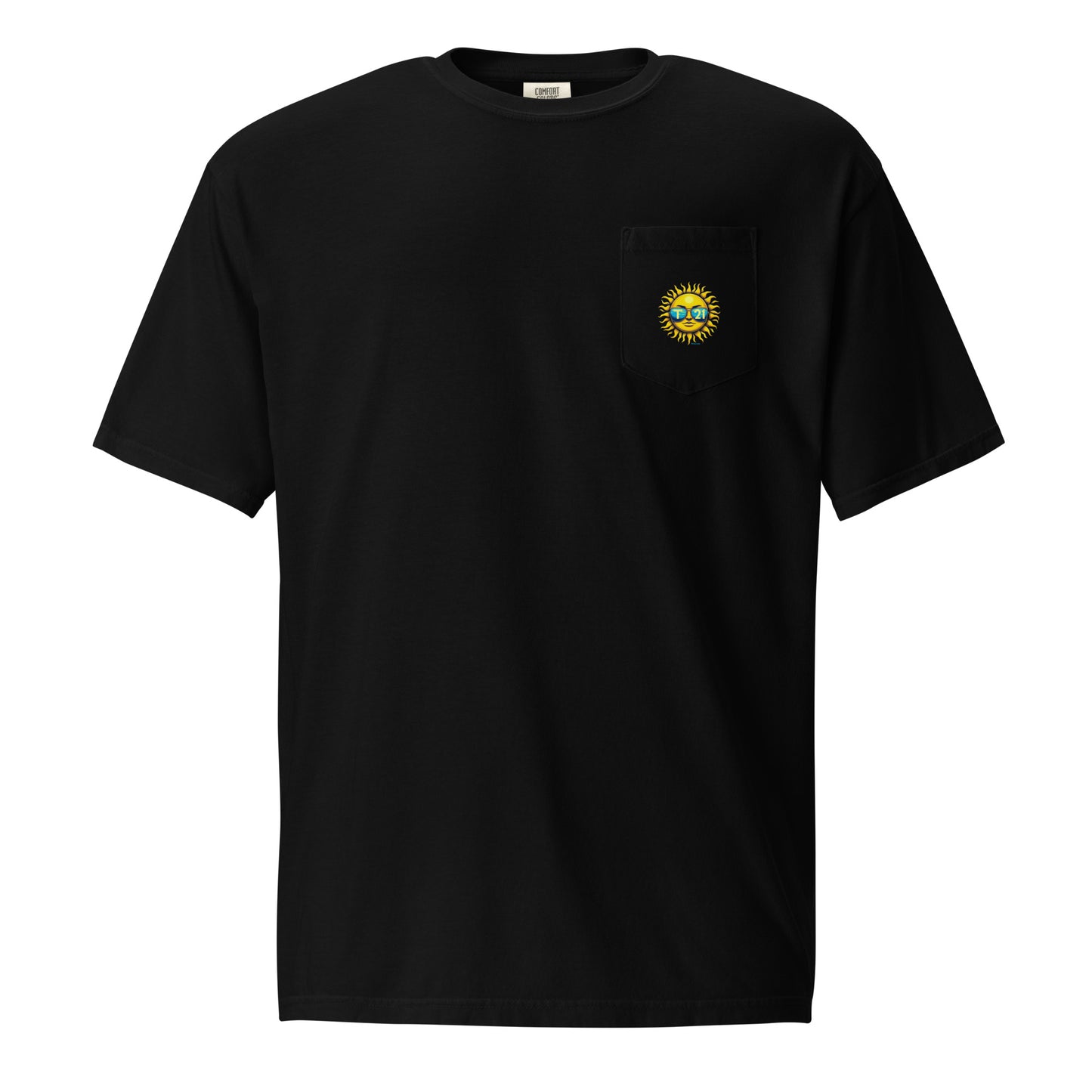 T21 "Sunny Shades" Down Syndrome Awareness Men's Pocket T-shirt