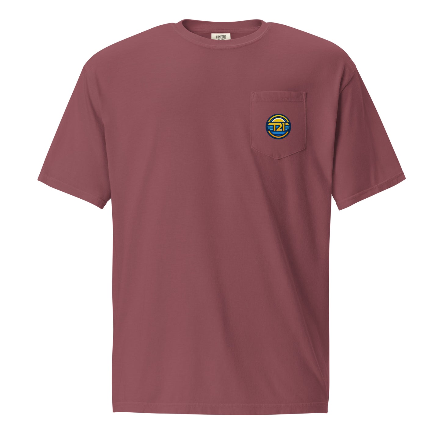 T21 "Horizon" - Men's Garment-dyed Pocket T-shirt - multiple colors