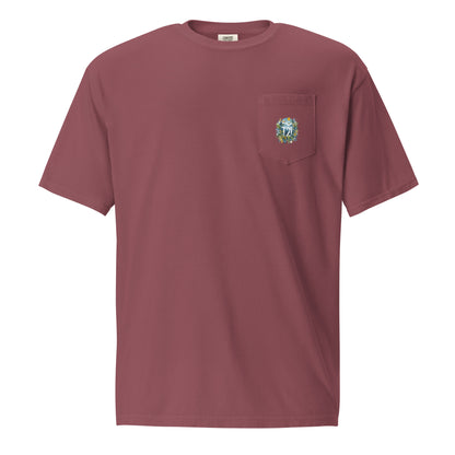 T21 "Rainforest" - Men's Garment-dyed Pocket T-shirt - multiple colors