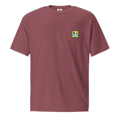 T21 "Oasis" - Men's Garment-dyed Pocket T-shirt - multiple colors