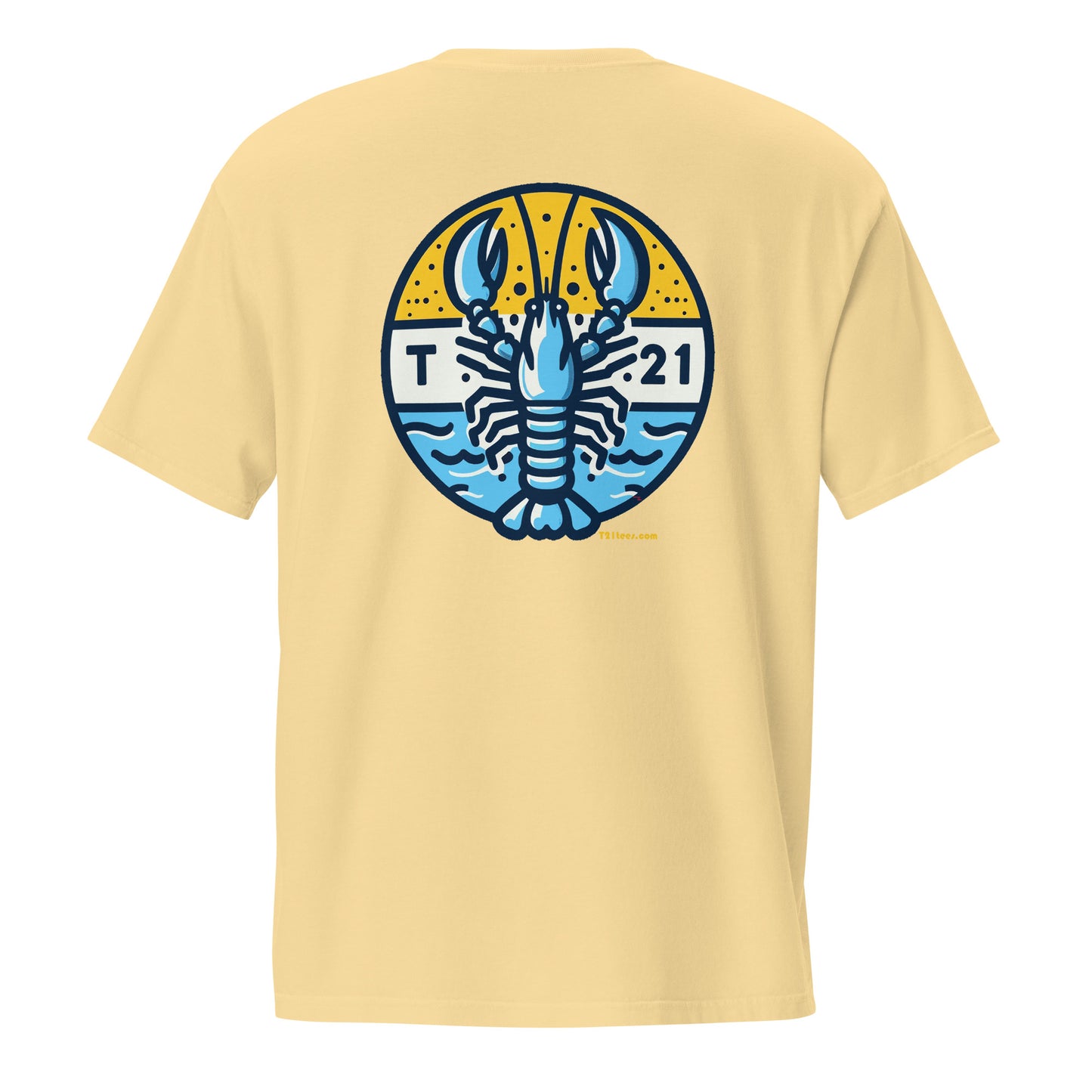 T21 "Lobster" - Men's Garment-dyed Pocket T-shirt - multiple colors