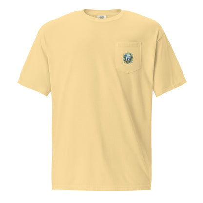 T21 "Rainforest" - Men's Garment-dyed Pocket T-shirt - multiple colors