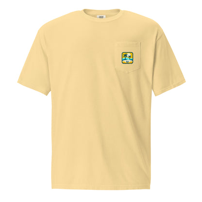 T21 "Oasis" - Men's Garment-dyed Pocket T-shirt - multiple colors