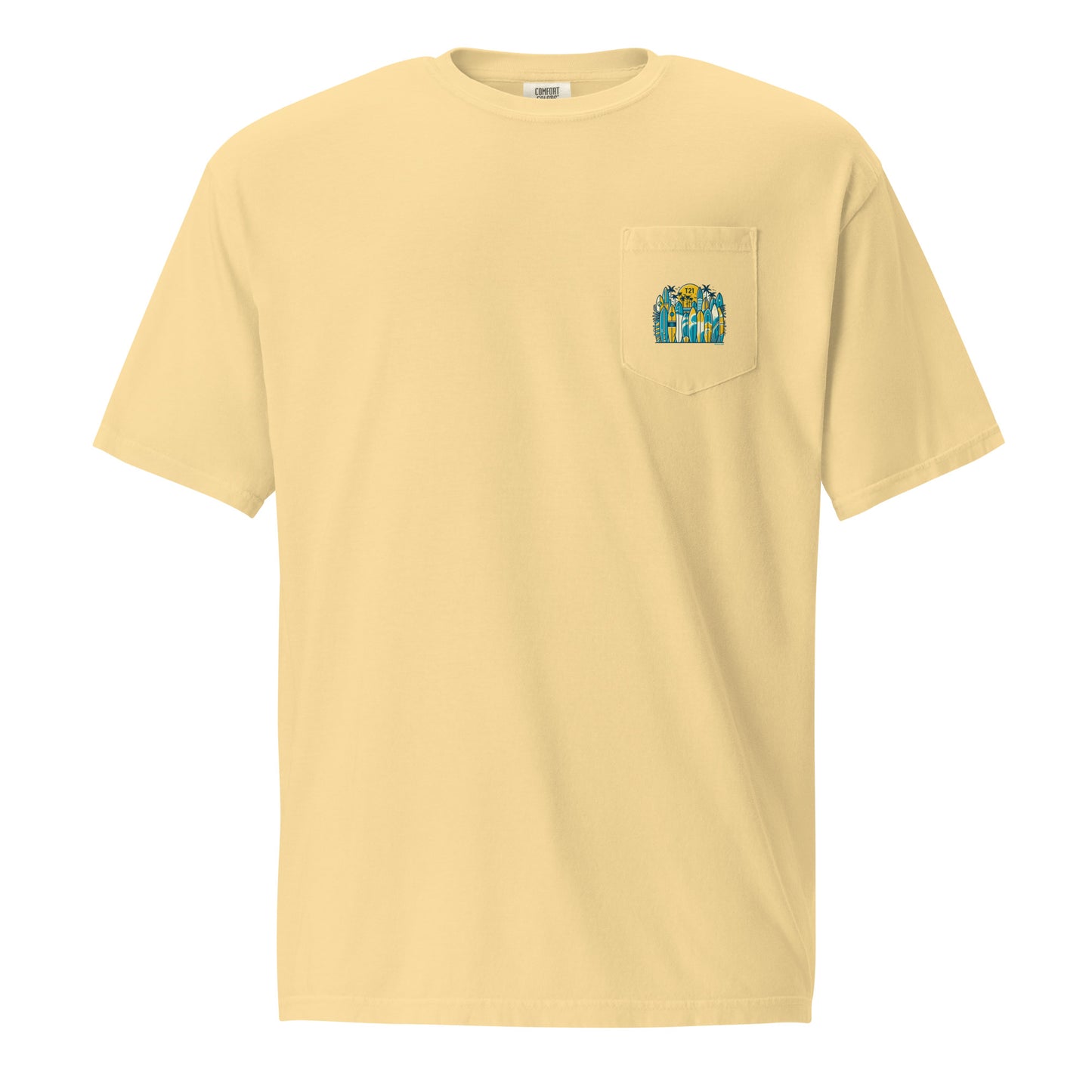 T21 "Board Row" - Men's Garment-dyed Pocket T-shirt - multiple colors