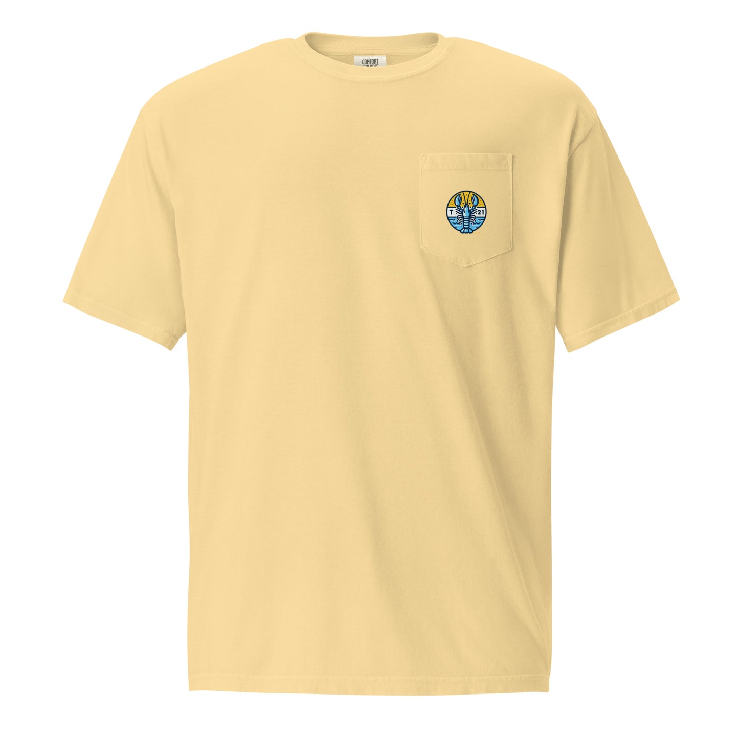 T21 "Lobster" - Men's Garment-dyed Pocket T-shirt - multiple colors