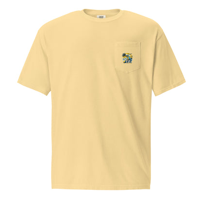 T21 "Coconut Island" - Men's Garment-dyed Pocket T-shirt - colors