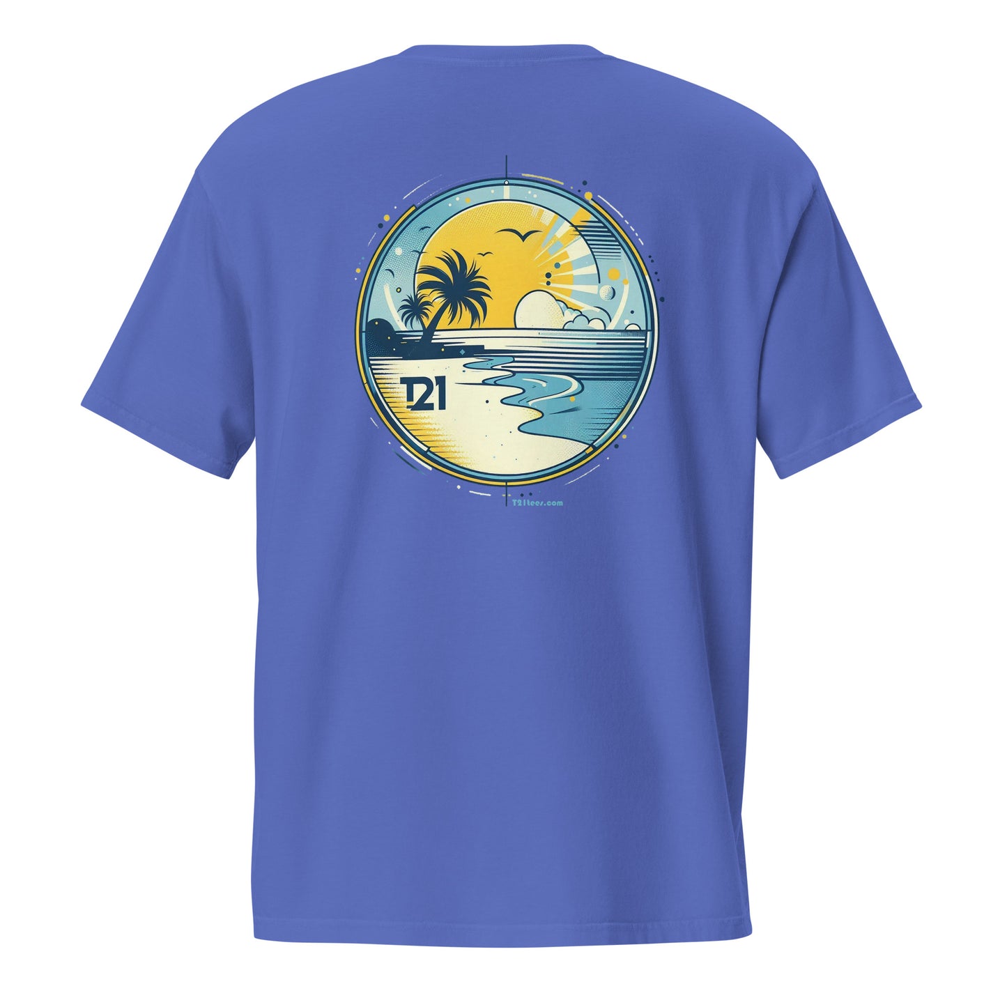 T21 "Kiawah" - Men's Garment-dyed Pocket T-shirt - multiple colors