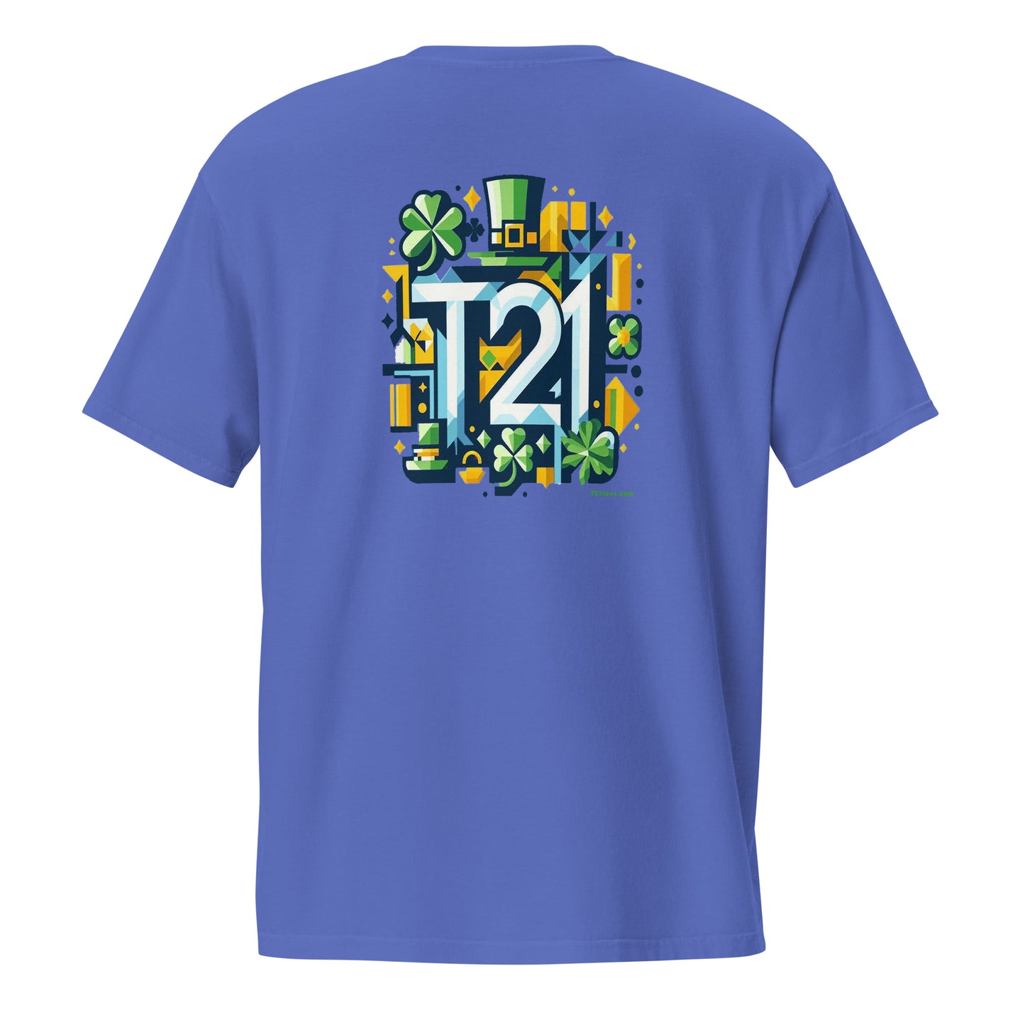 T21 "Lucky" - Men's Garment-dyed Pocket T-shirt - multiple colors