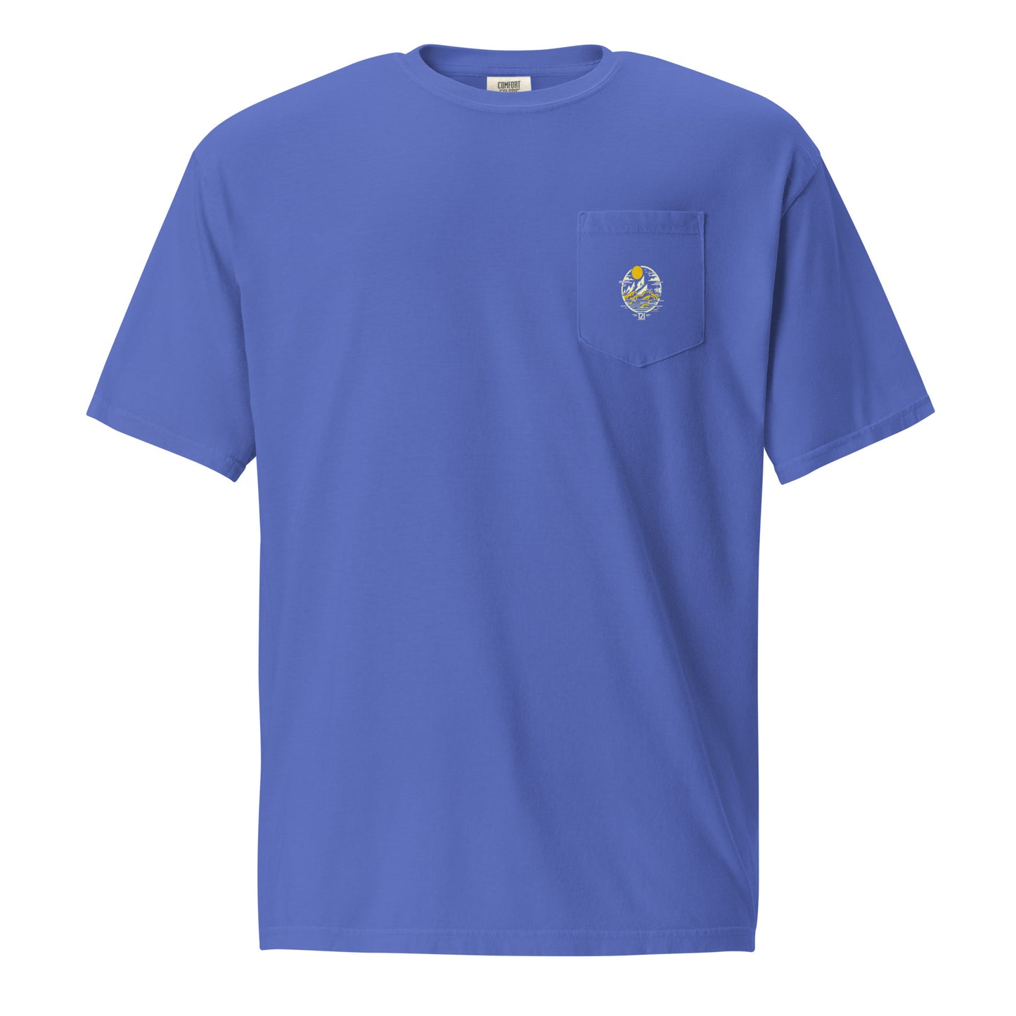 T21 "Mountaintop" - Men's Garment-dyed Pocket T-shirt - multiple colors