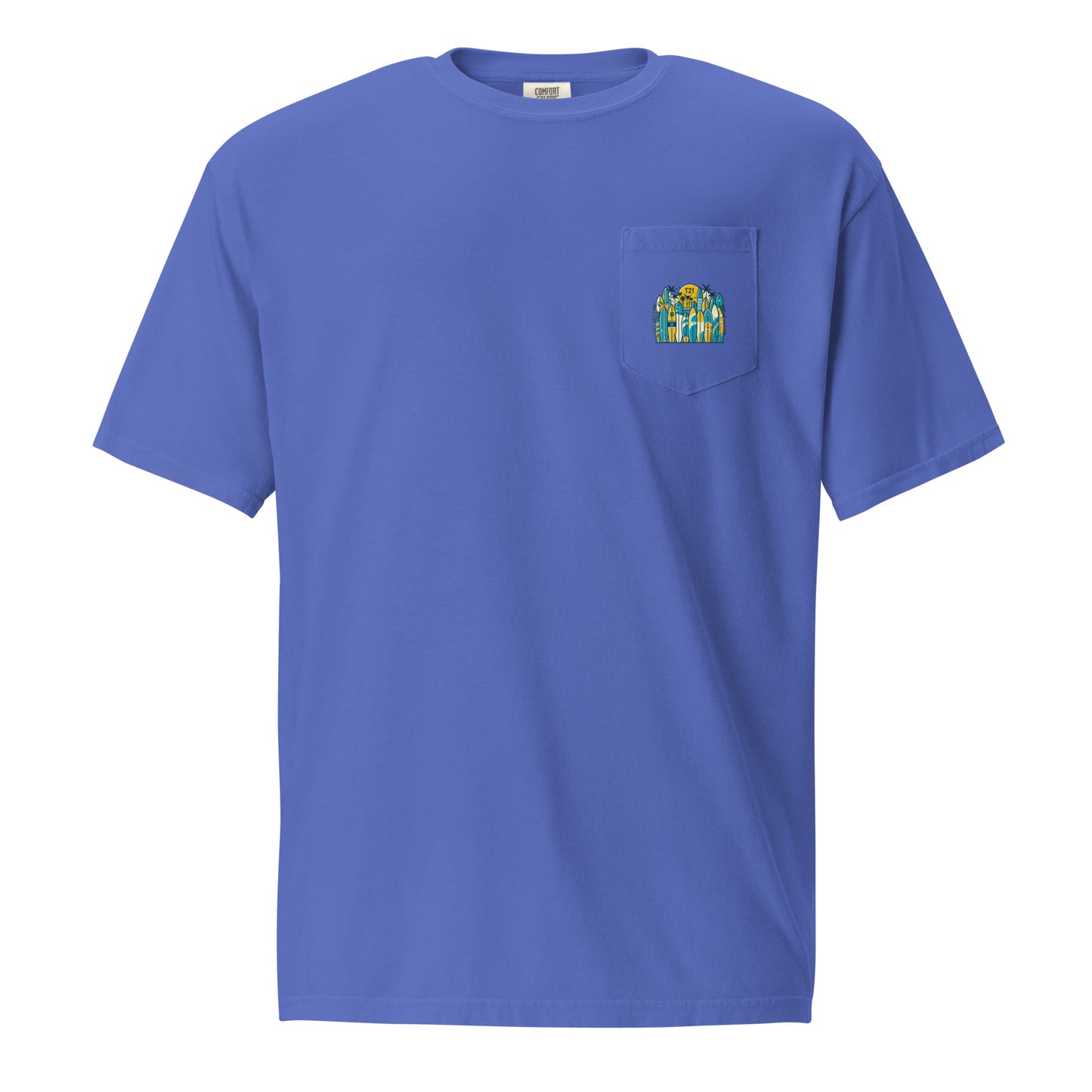 T21 "Board Row" - Men's Garment-dyed Pocket T-shirt - multiple colors