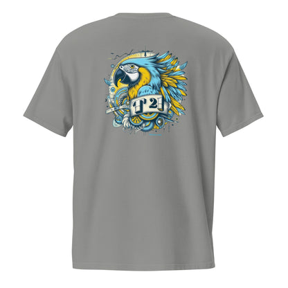 T21 "Macaw" - Unisex Relaxed-fit Pocket T-shirt - multiple colors