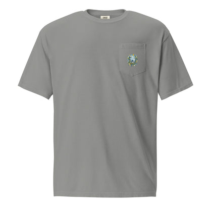 T21 "Rainforest" - Men's Garment-dyed Pocket T-shirt - multiple colors