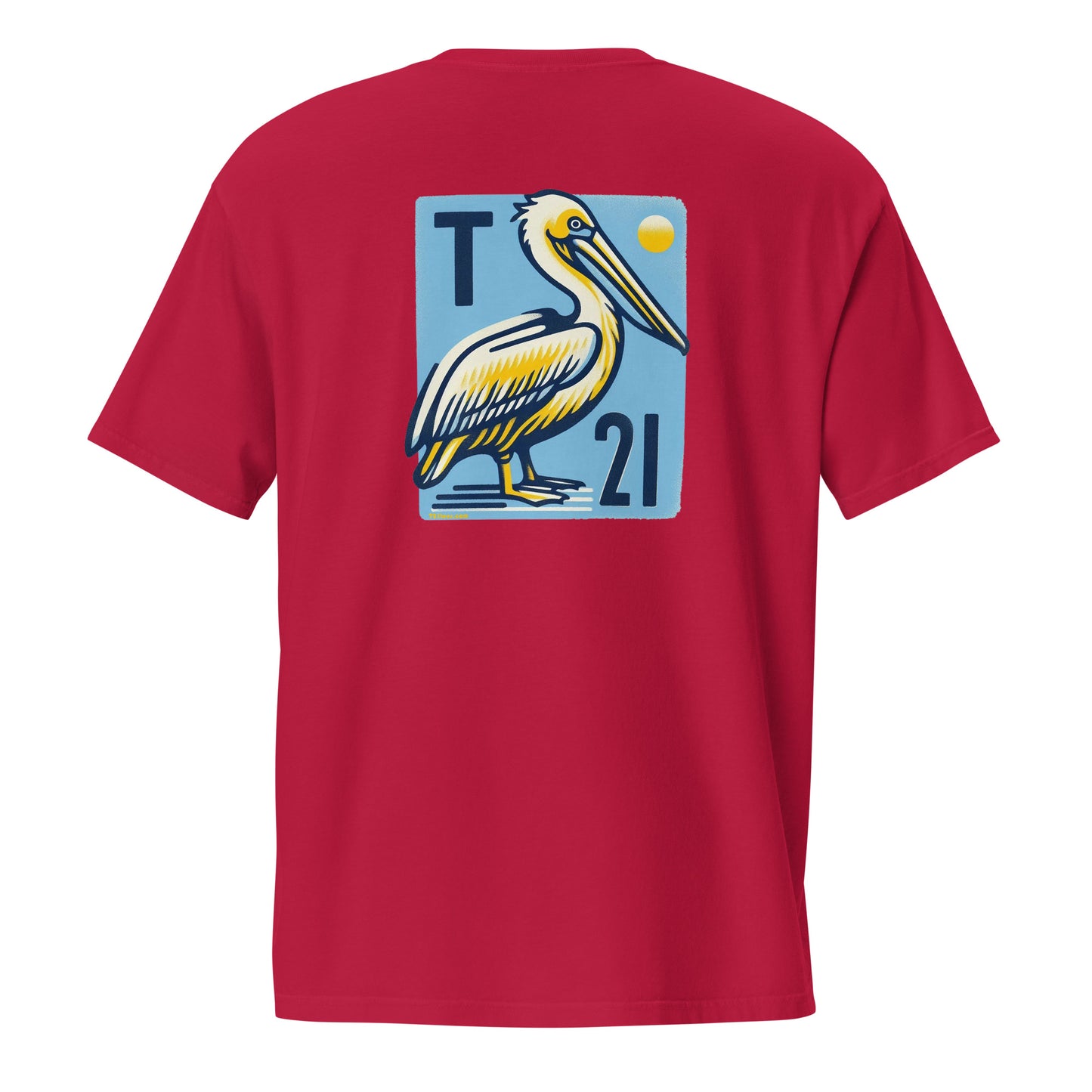 T21 "Waiting for Fish" - Men's Garment-dyed Pocket T-shirt - multiple colors