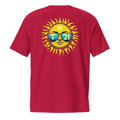 T21 "Sunny Shades" Down Syndrome Awareness Men's Pocket T-shirt