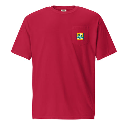 T21 "Oasis" - Men's Garment-dyed Pocket T-shirt - multiple colors