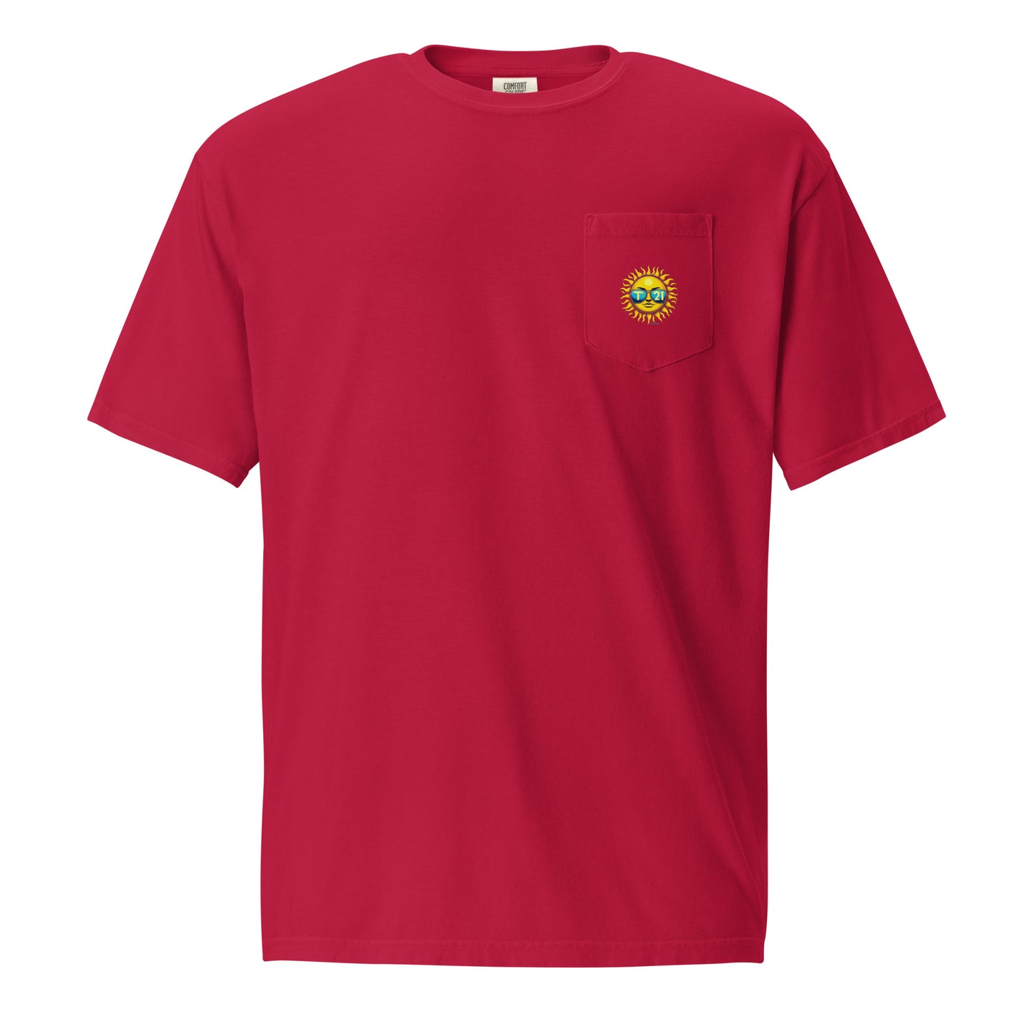 T21 "Sunny Shades" Down Syndrome Awareness Men's Pocket T-shirt