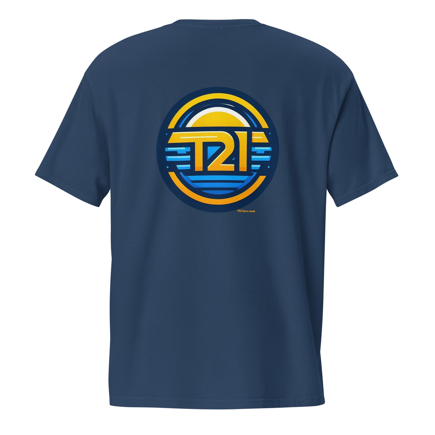 T21 "Horizon" - Camiseta de bolsillo teñida en prenda para hombre - varios colores