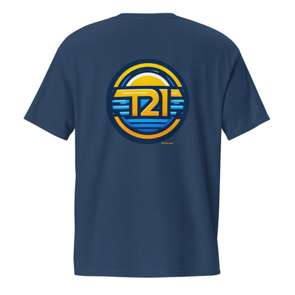 T21 "Horizon" - Camiseta de bolsillo teñida en prenda para hombre - varios colores