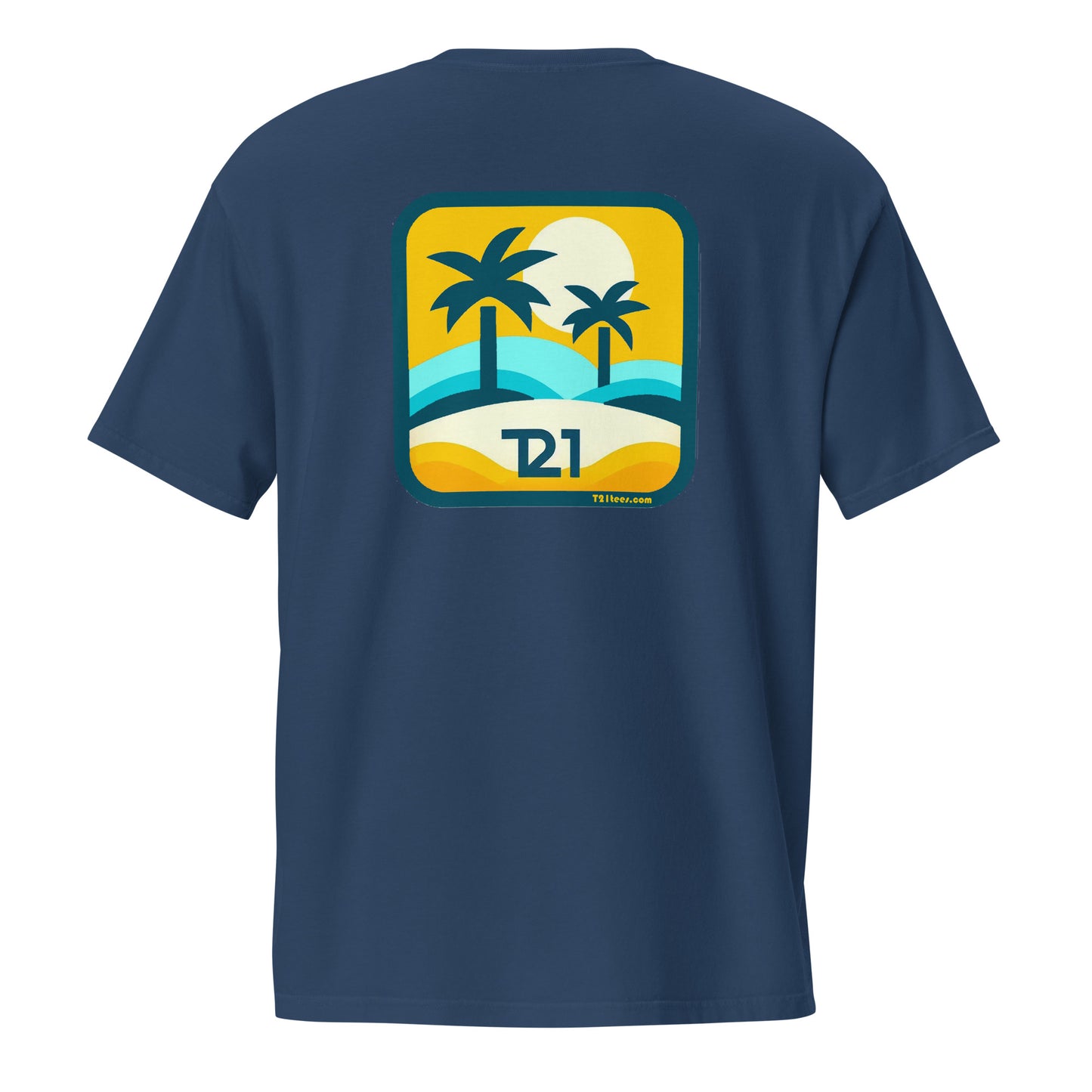 T21 "Oasis" - Men's Garment-dyed Pocket T-shirt - multiple colors