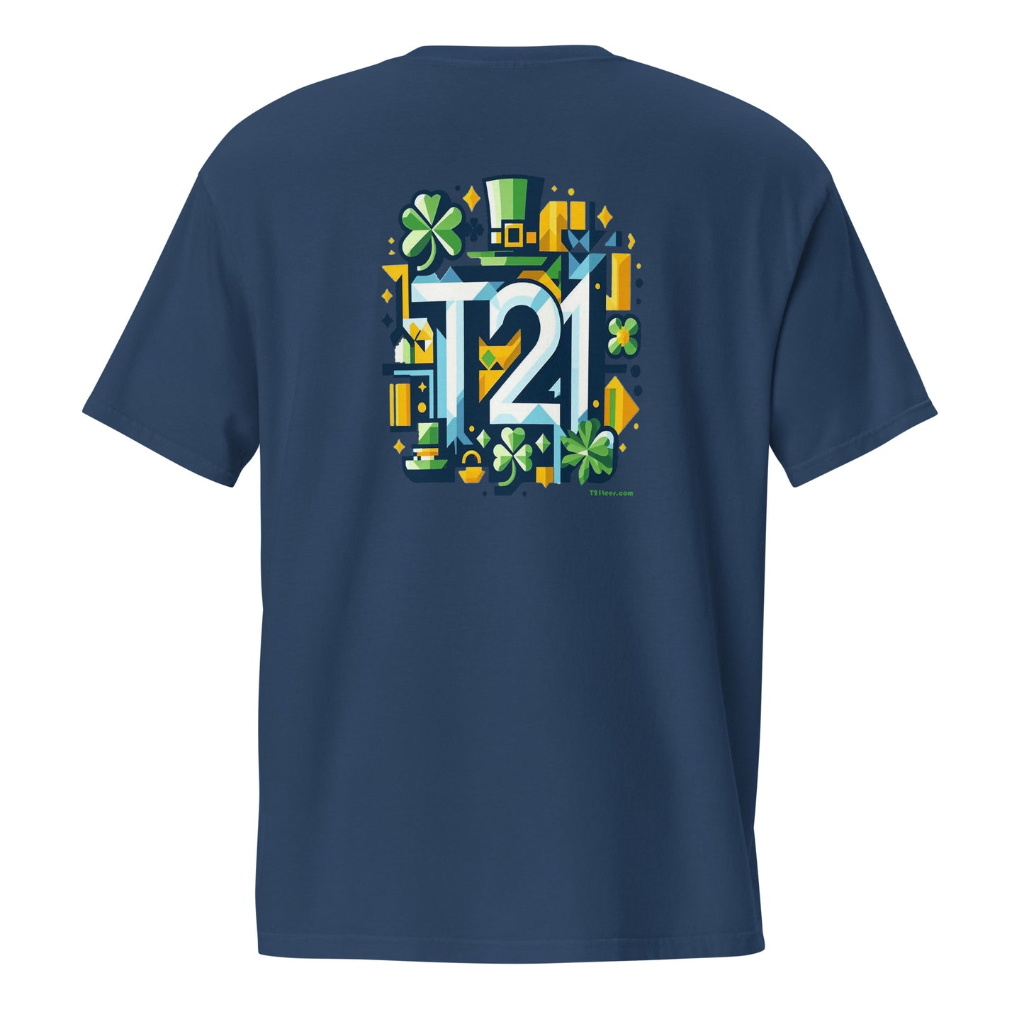 T21 "Lucky" - Men's Garment-dyed Pocket T-shirt - multiple colors