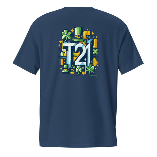 T21 "Lucky" - Unisex Relaxed-fit Pocket T-shirt - multiple colors