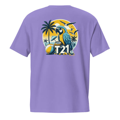 T21 "Coconut Island" - Men's Garment-dyed Pocket T-shirt - colors