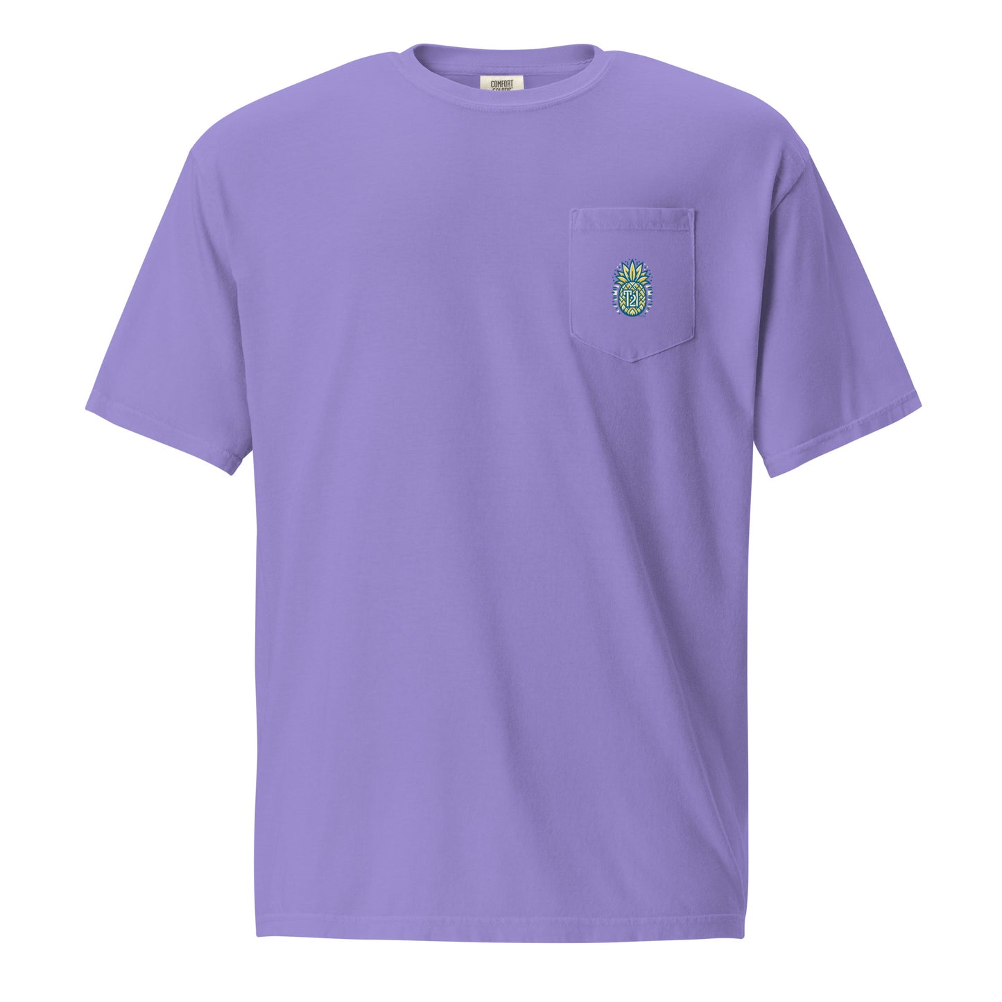 T21 "Pineapple Ice" - Men's Garment-Dyed Pocket T-shirt - multiple colors