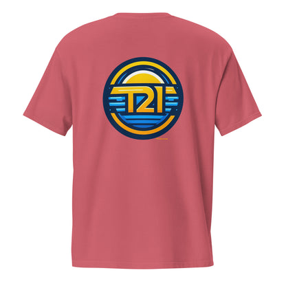 T21 "Horizon" - Camiseta de bolsillo teñida en prenda para hombre - varios colores