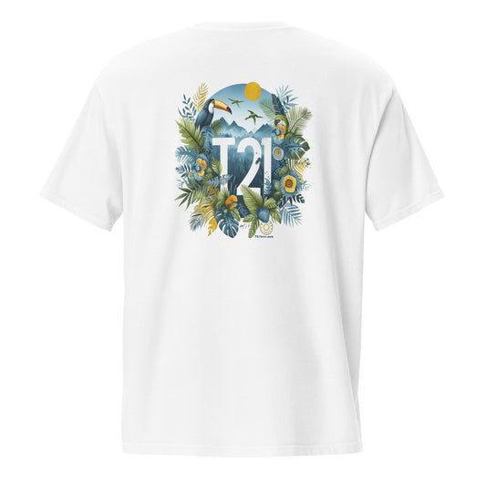 T21 "Rainforest" - Unisex Relaxed-fit Pocket T-shirt - multiple colors