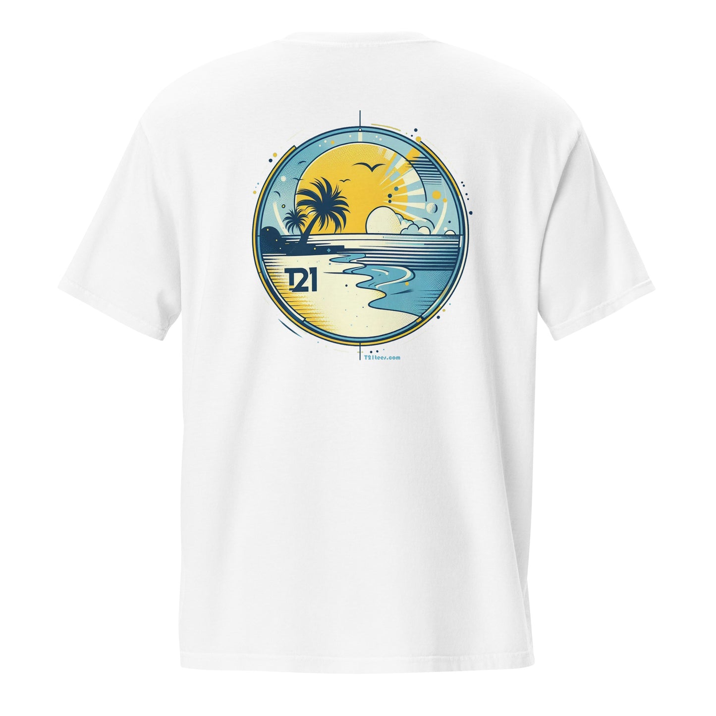 T21 "Kiawah" - Men's Garment-dyed Pocket T-shirt - multiple colors