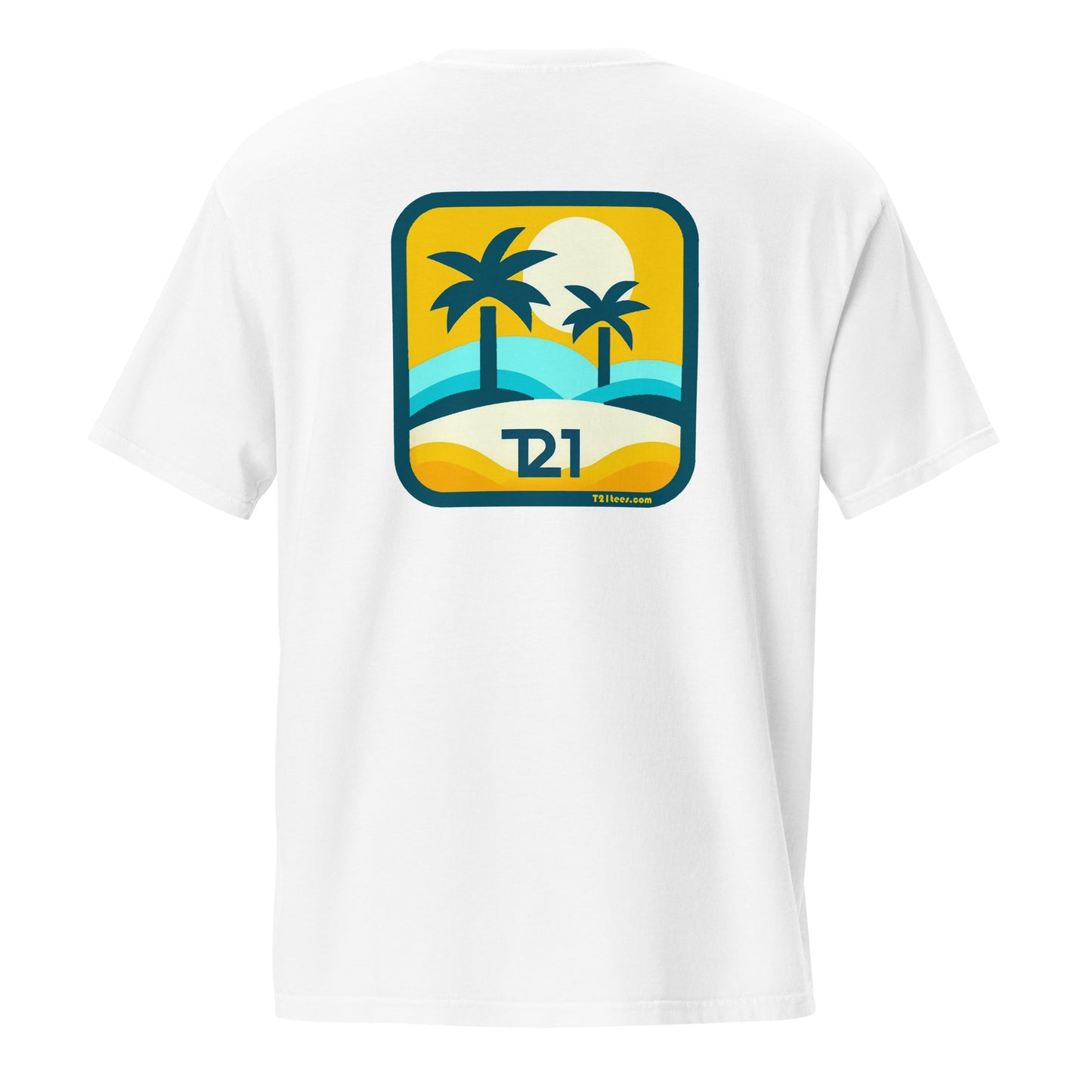 T21 "Oasis" - Men's Garment-dyed Pocket T-shirt - multiple colors