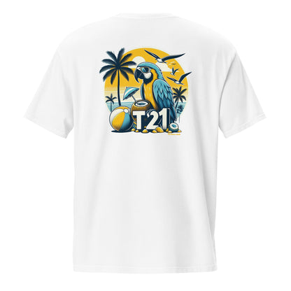 T21 "Coconut Island" - Men's Garment-dyed Pocket T-shirt - colors